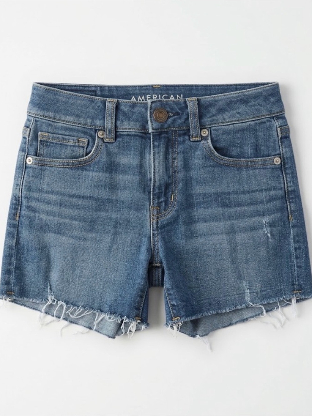 Americsn eagle outfitters woman’s super stretch cutoff denim size 00